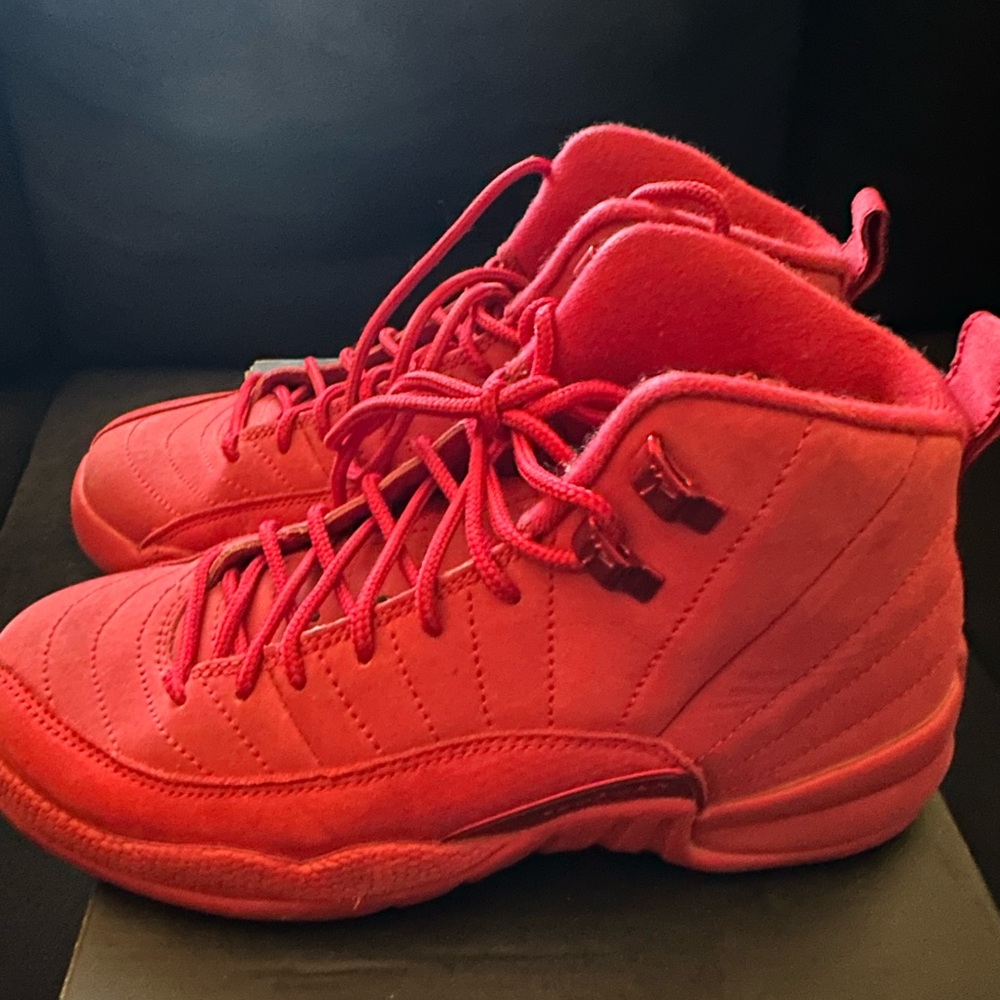 Nike Kids Red High-Top Sneakers